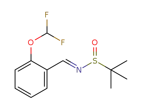 (E)-N-(2-(difluoromethoxy)benzylidene)-2-methylpropane-2-sulfinamide