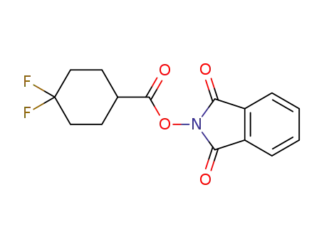 1,3-dioxoisoindolin-2-yl 4,4-difluorocyclohexane-1-carboxylate