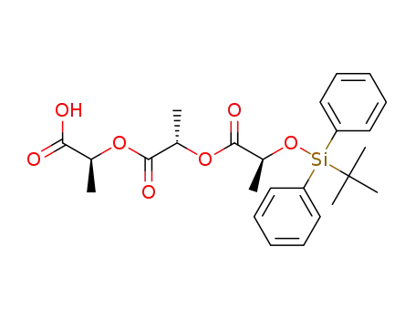 (S)-2-(tert-butyldiphenylsilanyloxy)propionic acid (S)-1-((S)-1-carboxyethoxycarbonyl)ethyl ester