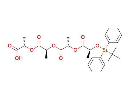 (S)-2-(tert-butyl-diphenyl-silanyloxy)-propionic acid (S)-1-[(S)-1-((S)-1-carboxy-ethoxycarbonyl)-ethoxycarbonyl]-ethyl ester