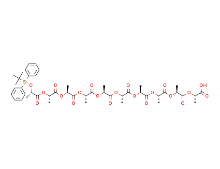(2S)-2-{[(2S)-2-{[(2S)-2-{[(2S)-2-{[(2S)-2-{[(2S)-2-{[(2S)-2-{[(2S)-2-{[(2S)-2-{[(2S)-2-[(tert butyldiphenylsilyl)oxy]propanoyl]oxy}propanoyl]oxy}propanoyl]oxy}propanoyl]oxy}propanoyl]oxy}propanoyl]oxy}propanoyl]oxy}propanoyl]oxy}propanoyl]oxy}propanoic acid
