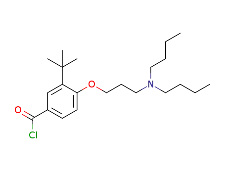 3-tert-butyl-4-[3-(di-n-butylamino)propoxy]benzoyl chloride