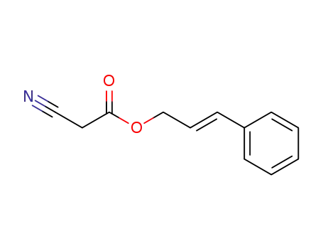 (E)-3-phenylallyl α-cyanoacetate