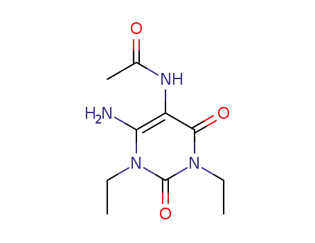 N-(6-amino-1,3-diethyl-2,4-dioxo-1,2,3,4-tetrahydropyrimidin-5-yl)acetamide