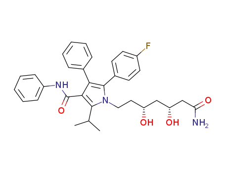 1-((3R,5R)-7-amino-3,5-dihydroxy-7-oxoheptyl)-5-(4-fluorophenyl)-2-isopropyl-N,4-diphenyl-1H-pyrrole-3-carboxamide