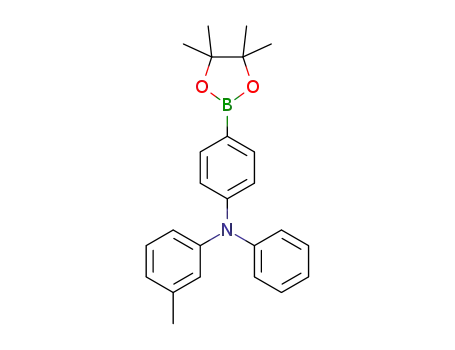 N-[4-(4,4,5,5-tetramethyl-1,3,2-dioxaborolan-2-yl) phenyl]-(3-methylphenyl)phenylamine