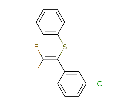 1-m-chlorophenyl-2,2-difluoro-1-(phenylsulfanyl)ethene