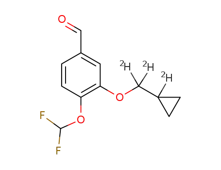 3-([1-2H]cyclopropyl[2H2]methoxy)-4-difluoromethoxybenzaldehyde