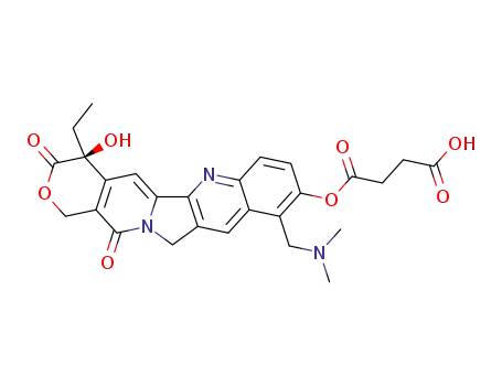 9-dimethylaminomethyl-hydroxycamptothecin-10-succinic acid