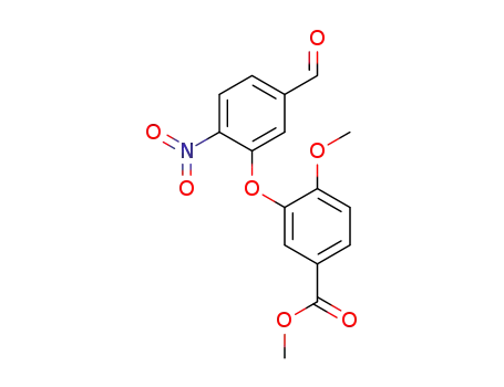 methyl 3-(5-formyl-2-nitrophenoxy)-4-methoxybenzoate