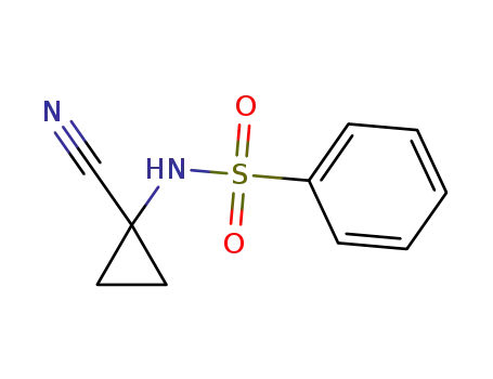 N-benzenesulfonylaminocyclopropyl nitrile