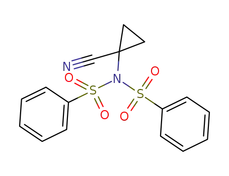 N,N-diphenylsulfonylaminocyclopropyl nitrile