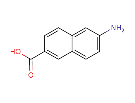 Molecular Structure of 116668-47-4 (6-AMINO-2-NAPHTHOIC ACID)