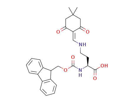 Fmoc-L-Dab(Dde)-OH, DDE = 1-(4,4-dimethyl-2,6-dioxocylohexylidene)ethyl