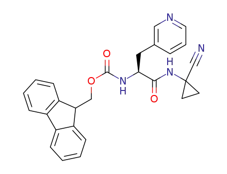(9H-fluoren-9-yl)methyl (S)-(1-((1-cyanocyclopropyl)amino)-1-oxo-3-(pyridin-3-yl)propan-2-yl)carbamate