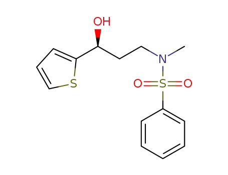 N-[3S-hydroxy-3-(thiophen-2-yl)propyl]-N-methylbenzenesulfonamide