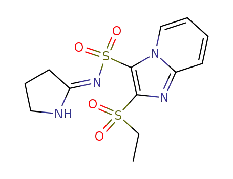 2-(ethylsulfonyl)-N-(pyrrolidin-2-ylidene)imidazo[1,2-a]pyridine-3-sulfonamide