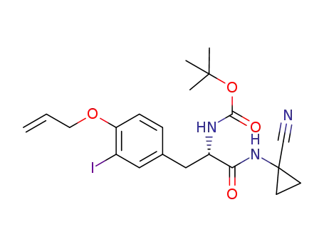 tert-butyl N-[(2S)-1-[(1-cyanocyclopropyl)amino]-3-(3-iodo-4-prop-2-enoxyphenyl)-1-oxopropan-2-yl]carbamate
