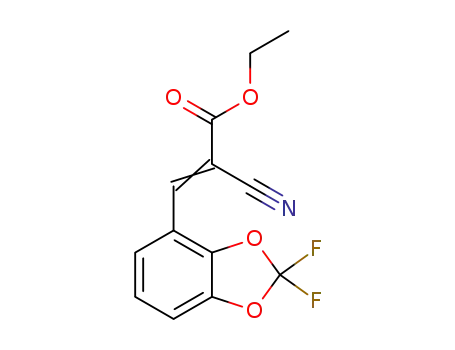 ethyl 2-cyano-3-(2,2-difluoro-1,3-benzodioxol-4-yl)acrylate