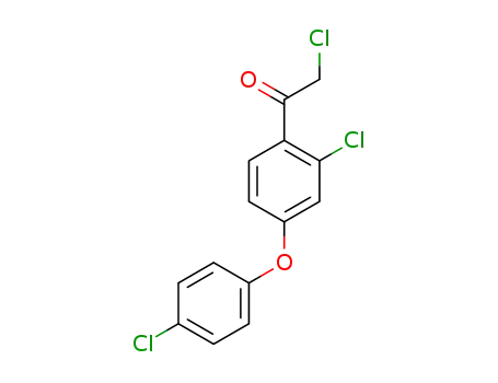 2-chloro-1-[2-chloro-4-(4-chlorophenoxy)phenyl]ethanone