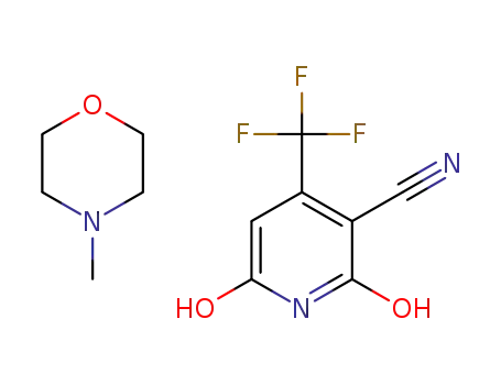 2,6-dihydroxy-3-cyano-4-trifluoromethylpyridine N-methylmorpholine