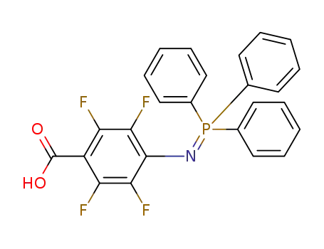 2,3,5,6-tetrafluoro-4-[(triphenylphosphoranylidene)amino]benzoic acid