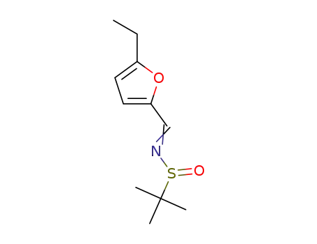 N-[(5-ethylfuran-2-yl)methylidene]-2-methylpropane-2-sulfinamide