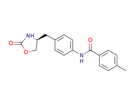 (S)-4-methyl-N-(4-((2-oxooxazolidin-4-yl)methyl)phenyl)-benzamide