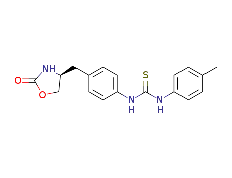 (S)-1-(4-((2-oxooxazolidin-4-yl)methyl)phenyl)-3-p-tolylthiourea