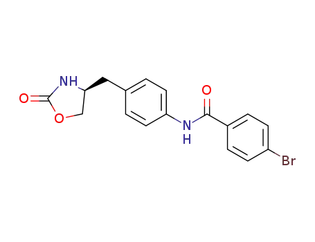 (S)-4-bromo-N-(4-((2-oxooxazolidin-4-yl)methyl)phenyl)-benzamide