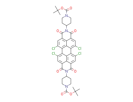 N,N’-bis((N’’-tert-butoxycarbonyl)piperidin-4-yl)-1,6,7,12-tetrachloroperylene-3,4,9,10-tetracarboxylic diimide
