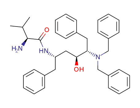 (S)-2-amino-N-[(2S,4S,5S)-5-(dibenzylamino)-4-hydroxy-1,6-diphenylhexan-2-yl]-3-methylbutanamide