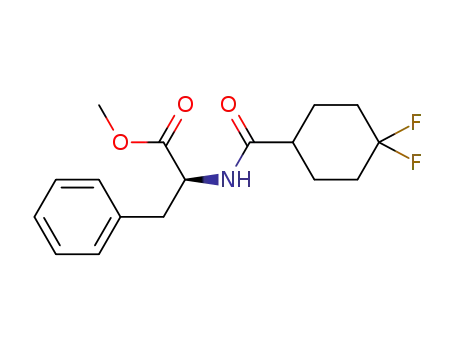 methyl (4,4-difluorocyclohexane-1-carbonyl)-L-phenylalaninate