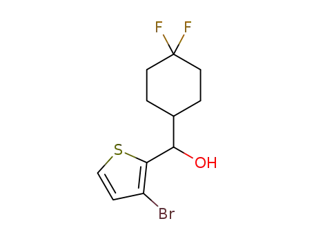 (3-bromo-2-thienyl)-(4,4-difluorocyclohexyl)methanol