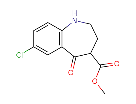 methyl 7-chloro-5-oxo-2,3,4,5-tetrahydro-1H-1-benzazepine-4-carboxylate