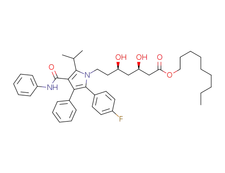 nonyl (3R,5R)-7-(2-(4-fluorophenyl)-5-isopropyl-3-phenyl-4-(phenylcarbamoyl)-1H-pyrrol-1-yl)-3,5-dihydroxyheptanoate