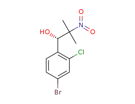 (S)-2-methyl-2-nitro-1-(4-bromo-2-chlorophenyl)-1-propanol