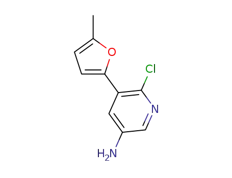 6-chloro-5-(5-methylfuran-2-yl)pyridin-3-amine