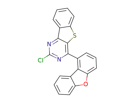 2-chloro-4-(dibenzo[b,d]furan-1-yl)benzo[4,5]thieno[3,2-d]pyrimidine