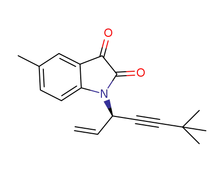1-[(R)-4,4-dimethyl-1-vinyl-2-pentynyl]-5-methyl-2,3-indolinedione