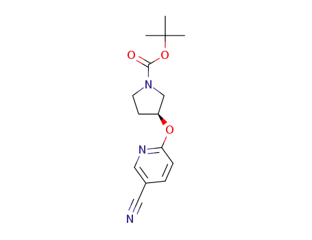 tert-butyl (S)-3-((5-cyanopyridin-2-yl)oxy)pyrrolidine-1-carboxylate