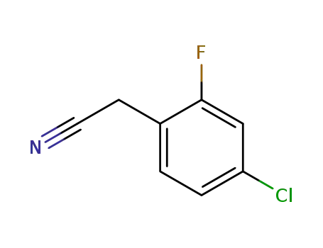 Molecular Structure of 75279-53-7 (4-Chloro-2-fluorophenylacetonitrile)