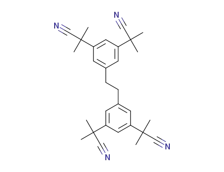 1,2-bis[3,5-bis(2-cyanoisopropyl)phenyl]ethane
