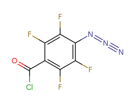 Molecular Structure of 122590-78-7 (Benzoyl chloride, 4-azido-2,3,5,6-tetrafluoro-)