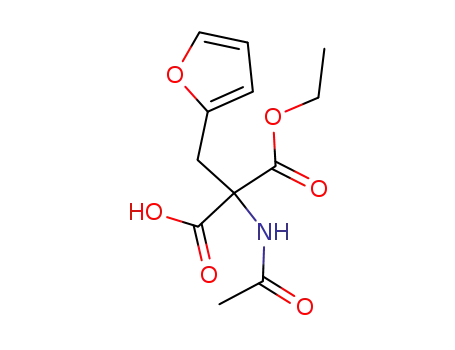 2-acetylamino-2-ethoxycarbonyl-3-(2-furyl)propanoic acid