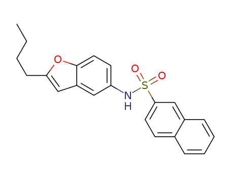 N-(2-butylbenzofuran-5-yl)naphthalene-2-sulfonamide