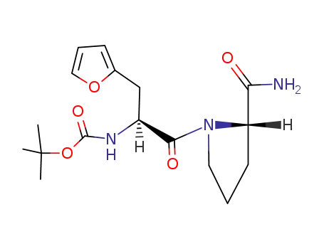 [(S)-2-((S)-2-Carbamoyl-pyrrolidin-1-yl)-1-furan-2-ylmethyl-2-oxo-ethyl]-carbamic acid tert-butyl ester
