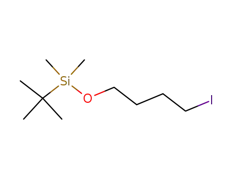 Molecular Structure of 92511-12-1 (TERT-BUTYL(4-IODOBUTOXY)DIMETHYLSILANE)