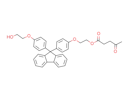 9-[4-(2-hydroxyethoxy)phenyl]-9-{4-[2-(4-oxopentanoyloxy)ethoxy]phenyl}fluorene