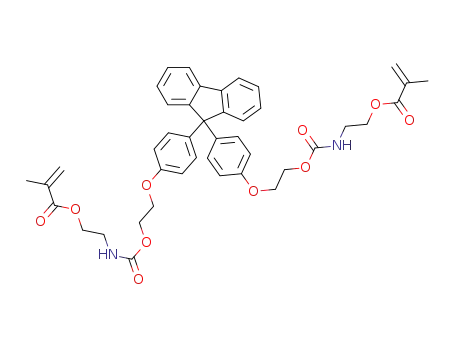 (((((((9H-fluorene-9,9-diyl)bis(4,1-phenylene))bis(oxy))bis(ethane-2,1-diyl))bis(oxy))bis(carbonyl))bis(azanediyl))bis(ethane-2,1-diyl) bis(2-methylacrylate)